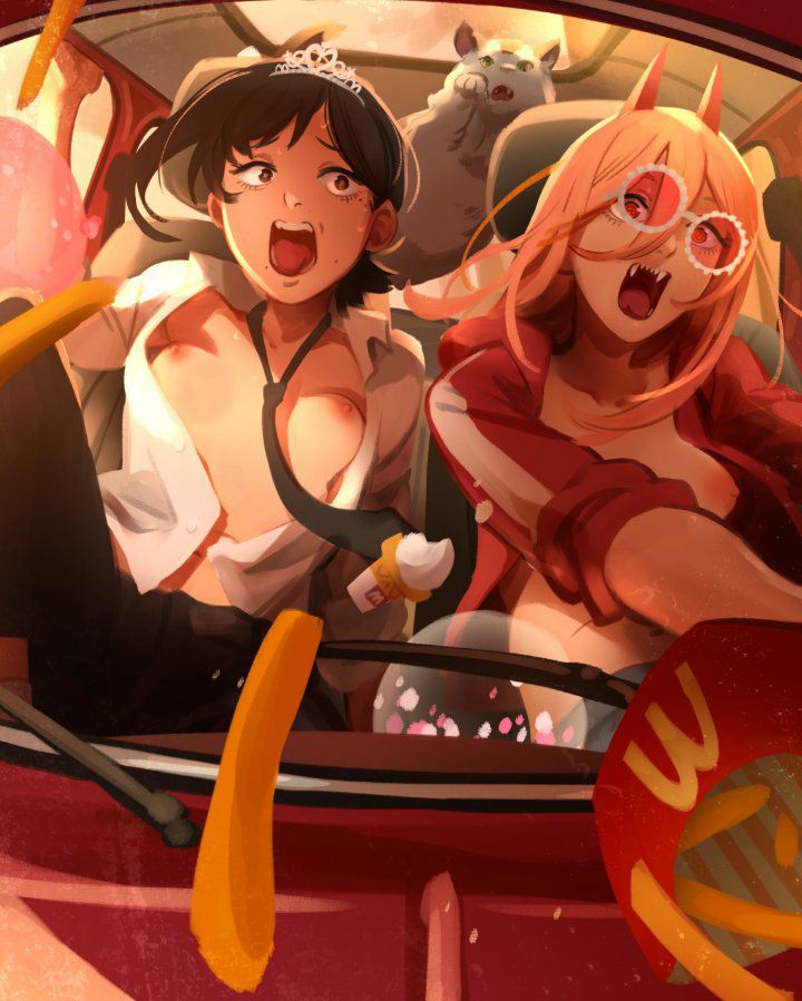 Kobeni Higashiyama hentai, Chainsaw Man porno art, секс персонажей аниме без цензуры 18+, sex Кобэни Хигасияма, человек бензопила