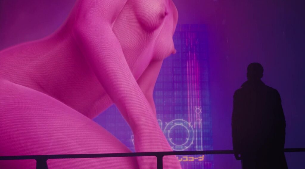 Кадры голой Косплей Порно видео хентай Бегущий по лезвию Чёрный лотоса 2049 голограмма Джой 