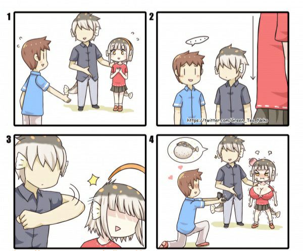 Комиксы от нестандартного автора Green tea neko, комиксы для взрослых, зелёный чай кошка картинки без цензуры, Comics 18+