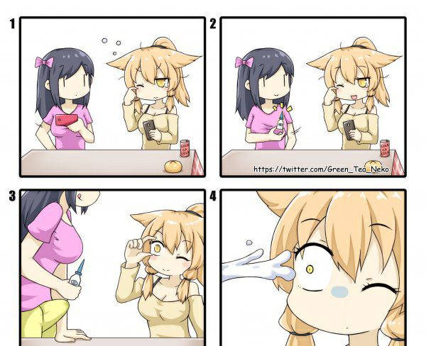 Комиксы от нестандартного автора Green tea neko, комиксы для взрослых, зелёный чай кошка картинки без цензуры, Comics 18+