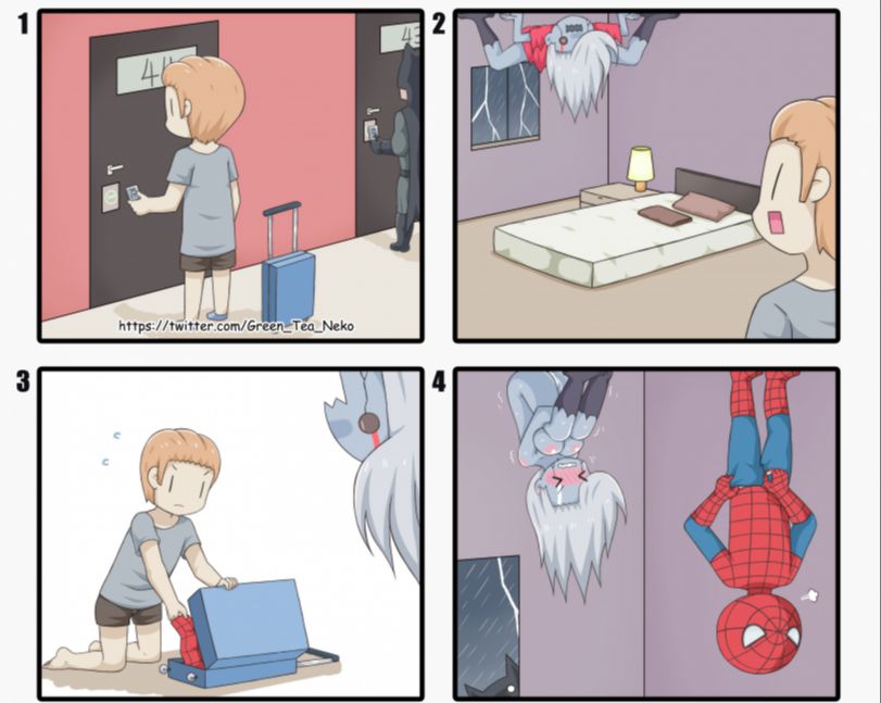 Комиксы от нестандартного автора Green tea neko, комиксы для взрослых, зелёный чай кошка картинки без цензуры, Comics 18+