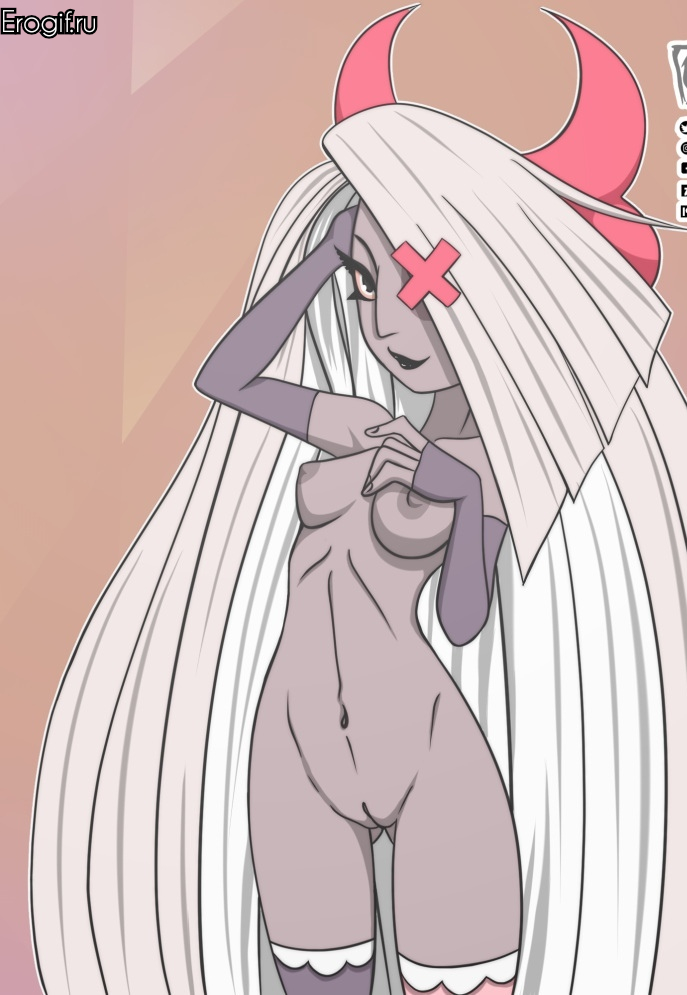 HOTEL HAZBIN порно отель хазбин, Vaggie стоит полностью голая